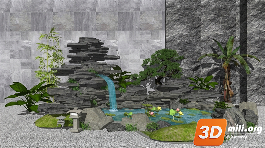 Rockery Skp Files